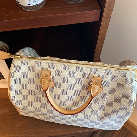Louis Vuitton Speedy 30 Damier Azur - Picture 4 of 13